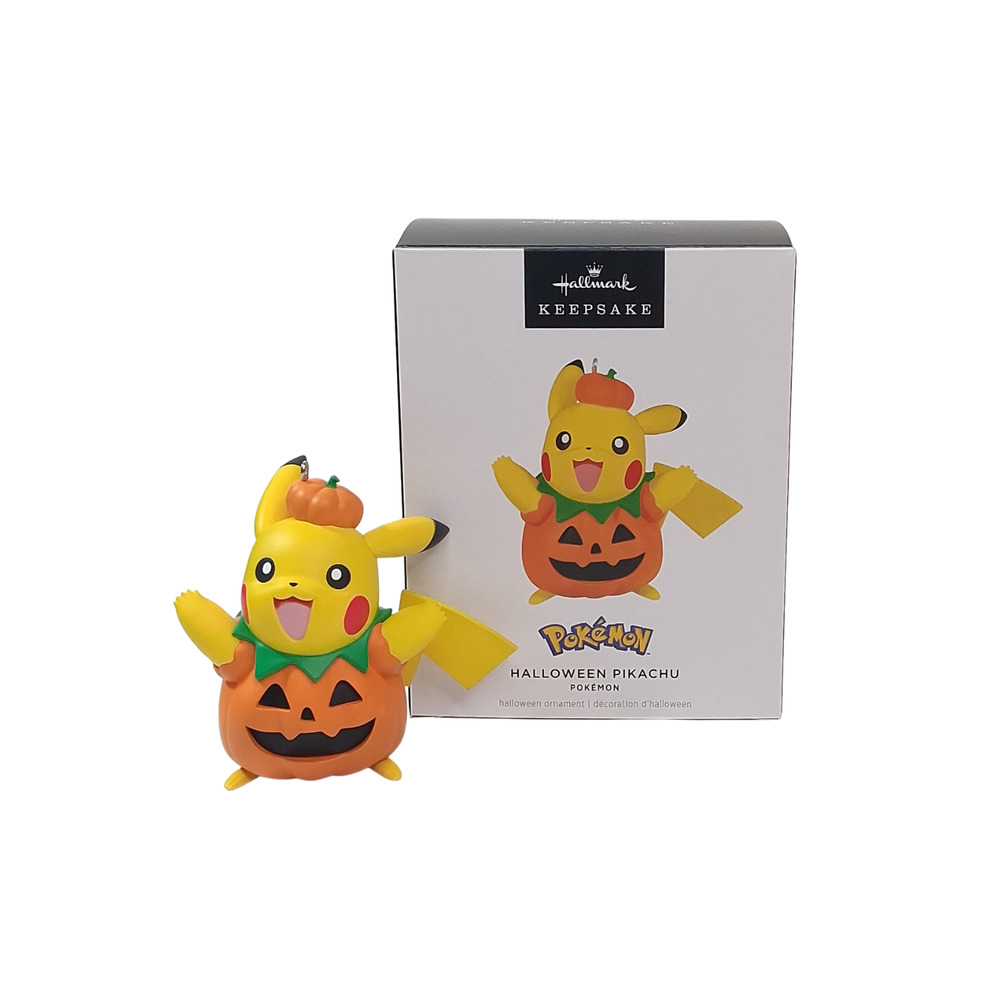 Hallmark 2025 Halloween Pokémon Pikachu Keepsake Ornament Pumpkin Costume Decor